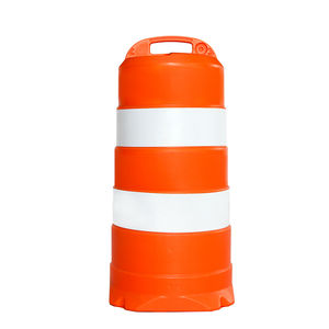 La mejor venta Naranja HDPE Plástico Tráfico Tambor Barrera Construcción Carretera Barril - Product Image 1