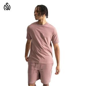 2025 nuevo último diseño verano correr Slim Fit Fitness entrenamiento ácido lavado corto Se alta calidad ácido lavado corto conjunto para hombres - Product Image 5