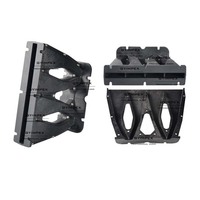 GYIMPEX SH18 Guide d'ondes en plastique technique de 1 pouce pour Line Array 240*60*162mm, pour système audio professionnel, cornet de haut-parleur et de tweeter