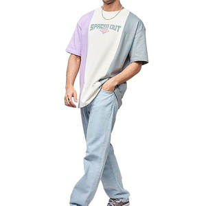 Camiseta de 100% algodón de gran tamaño para hombre, logotipo imprimible personalizado, colección de verano, tela de algodón hecha en Pakistán - Product Image 4