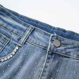 Customized Logo <b>Women's</b> Solid Color And High <b>Waist</b> Flared <b>Jeans</b> Denim <b>Women</b> Pants For Ladies <b>Women's</b> <b>Jeans</b> - Product Image 6