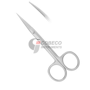 Tijeras para Disecar Iris, Acero Inoxidable Quirúrgico, Manuales, Punta Fina y Afilada, Hojas Curvas, Autoclavables, Instrumento Médico - Product Image 5