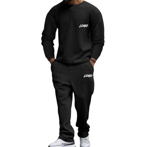 Pantalons de jogging à capuche en molleton technique pour homme, 100% coton, coupe classique, vêtements de sport, survêtement, grande taille, vêtements de rue d'hiver, OEM uni - Product Image 1