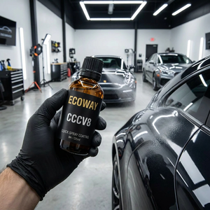 Revêtement en spray céramique CCCV8 250ml |   Nettoyant rapide SiO2 Polysilazane |   Spray hydrophobe pour voiture +50% de brillance |   9H |   Taïwan - Product Image 2