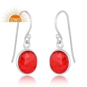 Pendiente colgante de piedras preciosas de cuarzo granate doble de plata de ley fina superventas, joyería personalizada para mujer, regalo para ella - Product Image 2