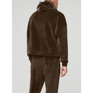 Sudadera con Capucha Unisex de Alta Calidad, Transpirable, de Forro Polar de Spandex/Poliéster, Holgada, con Logotipo Bordado Personalizado, para Otoño - Product Image 3