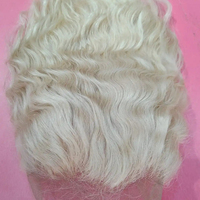 Perruques longues blondes à ondulations naturelles, densité 150/180%, en cheveux humains vierges brésiliens Remy, avec dentelle complète marron clair