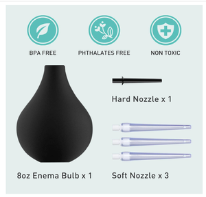 Ducha Vaginal de PVC Suave, Bulbo para Enema, Jeringa de Agua, <span class=keywords><strong>Irrigador</strong></span> <span class=keywords><strong>Rectal</strong></span> para Adultos - Product Image 2