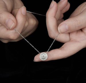 Estilo de lujo Leb Grown Diamond Iced Collar de Plata de Ley 925 para mujer Colgante de estrella de cinco puntas Diamante de personalidad de moda - Product Image 5