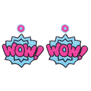 ต่างหูโครเชต์ประดับลูกปัดหลากสีสัน แฟชั่นทันสมัย ทำด้วยมือ สำหรับผู้หญิง ราคาถูก - Product Image 5