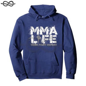 Sweat à capuche à panneau personnalisé avec logo personnalisé MMA BJJ Gym Workout Sweat de qualité supérieure Pullover Jacket Men Women - Product Image 2