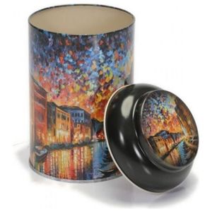 Ø105 x 150 mm Recyclable <b>Tinplate</b> Metal Tin – 1.2L Embossed Dome Lid for Candy Package Cake Craft Featuring Customizable Logo - Product Image 4