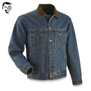 2025 Street Style Casual Denim Jacket Custom OEM Blue Jean Coat con decoración de botones al por mayor para hombres y mujeres para invierno - Product Image 6