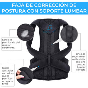 Cintura di Supporto Lombare Sacro in Tessuto Neoprene Traspirante, Tutore per Schiena per Alleviare il Dolore, Funzione Protettiva e Correttiva - Product Image 3