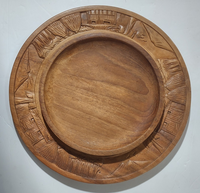 Plaque de chargeur en bois de haute qualité Plaque de chargeur de fournitures alimentaires décoratives pour mariage et événement