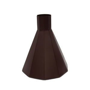 Vaisselle Vase à fleurs décoratif en fer pour la décoration de la maison et du mariage Vase en métal Couleur gris foncé Fait à la main en vrac - Product Image 6