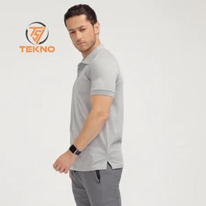 OEM Wholesale <b>Men's</b> Sport Breathable Cotton Polyester for <b>Polo</b> <b>Shirts</b> High Quality New Style High Solid Pattern Golf <b>Polos</b> - Product Image 5