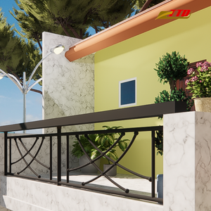 ราวระเบียงวิลล่าเหล็กดัดพรีเมียม ดีไซน์ทันสมัยและคลาสสิก ปลอดภัย สวยงาม ทนทานสำหรับใช้งานกลางแจ้ง - Product Image 6