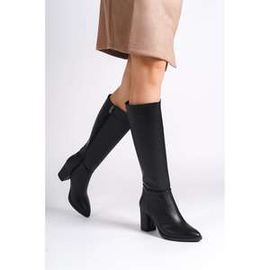 FIORELLA-Botas ST negras para mujer, sin cordones, con cremallera, suela ortopédica, resistente al agua y al frío - Product Image 1