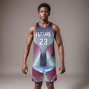 Uniformes de Baloncesto Personalizados Unisex con Nombre y Número de Equipo, Pantalones Cortos, Transpirables, 100% Poliéster, Antibacterianos, Tallas Grandes, Venta al Por Mayor - Product Image 4