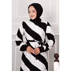 Robe Hijab Confortable Ecru - Product Image 3