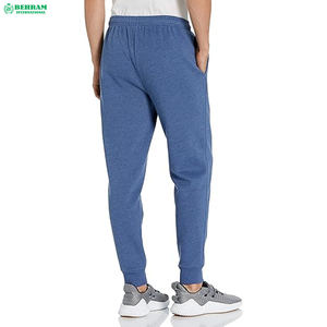 Pantalon de jogging en molleton pour homme, coupe classique, chaud, avec cordon de serrage à la taille, 100 % coton, idéal pour l'hiver – Nouvelle collection, offre spéciale - Product Image 6