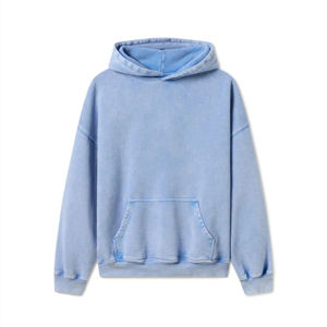 Pull à capuche uni personnalisable 100% coton pour l'hiver-pour les promotions de marque Confort quotidien OEM disponible - Product Image 1