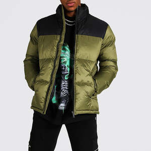 Veste bouffante enduite de sport d'hiver pour hommes, sweat à capuche décontracté avec fermeture à glissière, tissu tissé solide, approvisionnement ODM, saison d'automne - Product Image 4