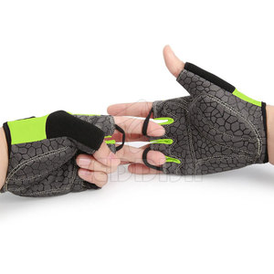 Guantes de ciclismo resistentes por encargo para la venta al por mayor cómodos guantes de Ciclismo de medio dedo - Product Image 4