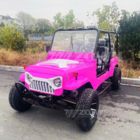Jeep automatique pour adultes à vendre Buggy Jeep 4 places à essence/électrique Buggy à apparence personnalisée Voitures Jeep 350CC