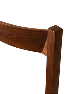 Chaise de salle à manger ergonomique moderne en bois avec siège rembourré et structure en bois massif pour appartements, hôtels, villas et salons - Product Image 5