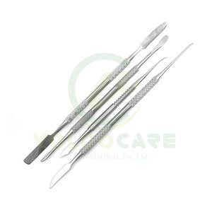 2024เซ็ตเครื่องมือแกะสลักขี้ผึ้ง12ชิ้น, เครื่องมือแกะสลักขี้ผึ้งทำจากสเตนเลสสตีลเครื่องมือแกะสลักทำแบบจำลองทางทันตกรรมแบบสองชั้น - Product Image 1