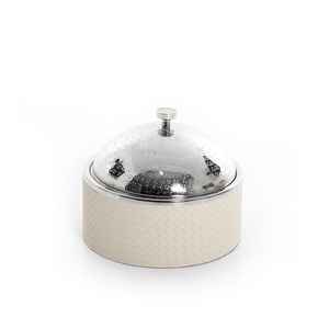 Boîte en métal argenté massif 2026 avec un design élégant, parfaite pour un usage domestique ou des environnements de restauration commerciale - Product Image 4