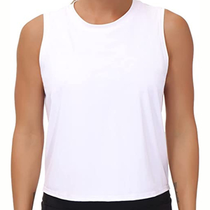 Camiseta sin mangas de corte holgado de gran tamaño para mujer, ropa informal de talla grande, camiseta sin mangas corta para mujer - Product Image 5