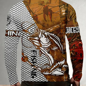 Venta al por mayor mejor OEM camisa de pesca de pescador personalizado para hombres azul personalizado Logotipo de color de venta mejor en Pakistán - Product Image 2