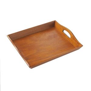 Bandejas de madera talladas a mano biodegradables, acabado crudo, comida Natural, pantalla segura para aperitivos y pasteles, bandeja de servicio ecológica con rústico - Product Image 2