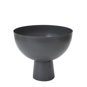 Cuenco para servir de hierro superventas gris mate recubierto de polvo estilo moderno cuencos para cocina hecho a mano Buk - Product Image 1