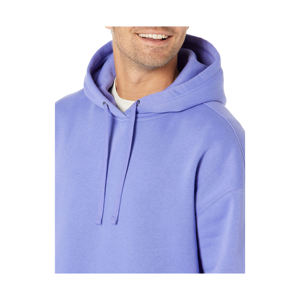 พรีเมี่ยมแฟชั่นการออกแบบฮิปฮอปเสื้อกันหนาวหมวกสีทึบที่กําหนดเองหนักน้ําหนักผ้าฝ้ายอินทรีย์ธรรมดา U Nisex เสื้อกันหนาวหมวกที่จําเป็นขนาดใหญ่ - Product Image 3