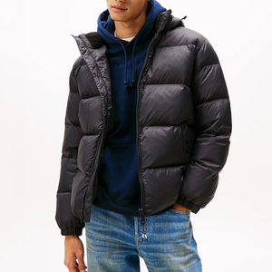 Haut de gamme à la mode Meilleure qualité personnalisé coupe-vent et imperméable duvet de canard Caot hommes Parka doudounes veste en duvet d'oie pour hommes - Product Image 1