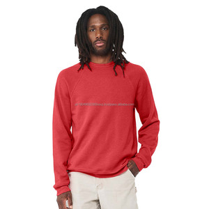 Bella Canvas personalizado Unisex bordado Logo hombres 100% algodón sudaderas de gran tamaño - Product Image 4