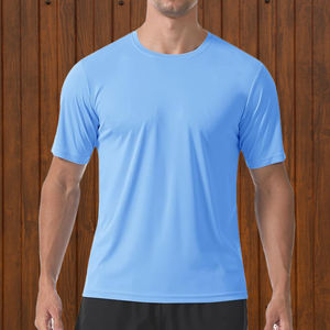 เสื้อยืดโอเวอร์ไซส์ผู้ชาย ผ้าฝ้าย 100% รับผลิตแบบ OEM/ODM พิมพ์โลโก้ตามสั่ง ระบายอากาศได้ดี เบา คุณภาพสูง พิมพ์ลายสกรีน สำหรับผู้ชาย - Product Image 3