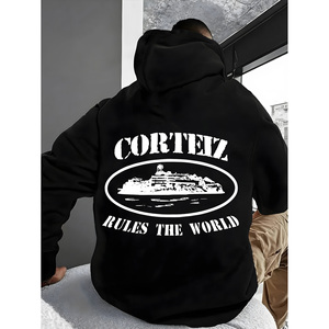 Jersey de ocio de Otoño/Invierno para hombre, prendas de punto y sudaderas estándar de un color fabricadas en China - Product Image 1