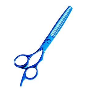 Tijeras de adelgazamiento de doble cara de 6 pulgadas de arcoíris, tijeras de dientes dobles, tijera de adelgazamiento de corte de pelo texturizante de mezcla de doble hoja - Product Image 3