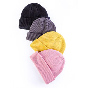 Impression Bonnet personnalisable pour hommes femmes câble côtelé mérinos acrylique/coton tricot cachemire chapeaux Designer Logo - Product Image 5