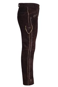 Lederhosen Bávaros - Lederhosen para el Oktoberfest - Pantalones Cortos Lederhosen Alemanes - Traje Tradicional Masculino para el Oktoberfest 2026 - Product Image 4