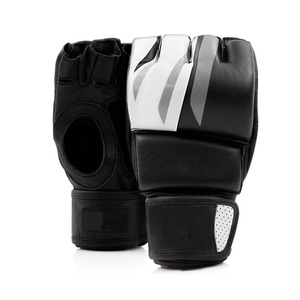 Gants Mma Grappling Sparring Gants de boxe Hommes Femmes Muay Thai Arts Martiaux Formation Demi Doigt Mitaines Réglables - Product Image 1