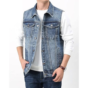 Chaleco Vaquero de Algodón 100% para Hombre, de Invierno, Calidad Premium, Ecológico, Antiarrugas, de Secado Rápido, Cómodo, Transpirable y Personalizable - Product Image 2