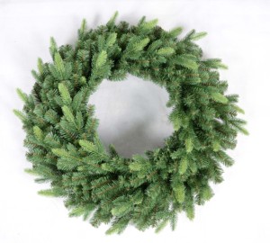 Artificial Christmas Wreath 45–180cm – Decorated, Snowy & Green Door Wreaths with Ornaments, LED Lights & <b>Pinecones</b> - Product Image 1