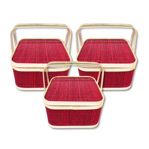 สินค้าขายดีเพิ่มสัมผัสธรรมชาติให้กับบ้านของคุณด้วยกระเช้าของขวัญไม้ไผ่ - Product Image 1