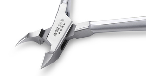 NGHIA OMI AB-202 Cortaúñas Profesional de Lujo, Cortaúñas de Acero Inoxidable de Alta Calidad con Recubrimiento Gris para Manicura y Pedicura - Product Image 2